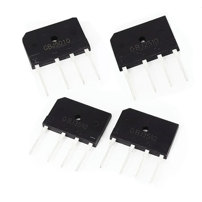 5PCS GBJ1510 GBJ2510 GBJ3510 = KBJ3510 GBJ5010 = KBJ5010 RBV5010 15A 25A 35A 50A 1000V 1KV DIP 4pin SILICON BRIDGE RECTIFIERS