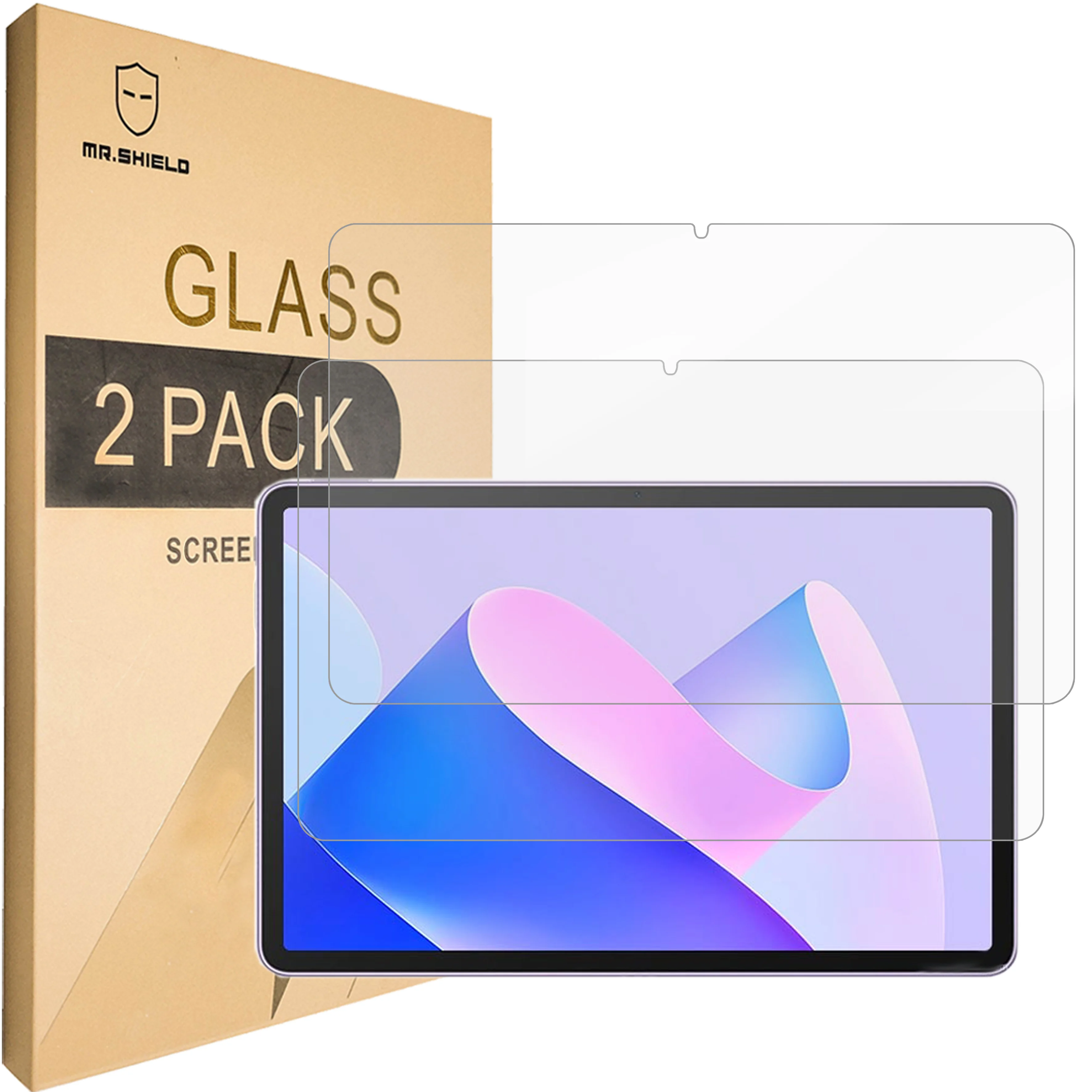 

Mr.Shield [2-PACK] Screen Protector For Huawei MatePad 11 (2023) [Tempered Glass] [Japan Glass with 9H Hardness]