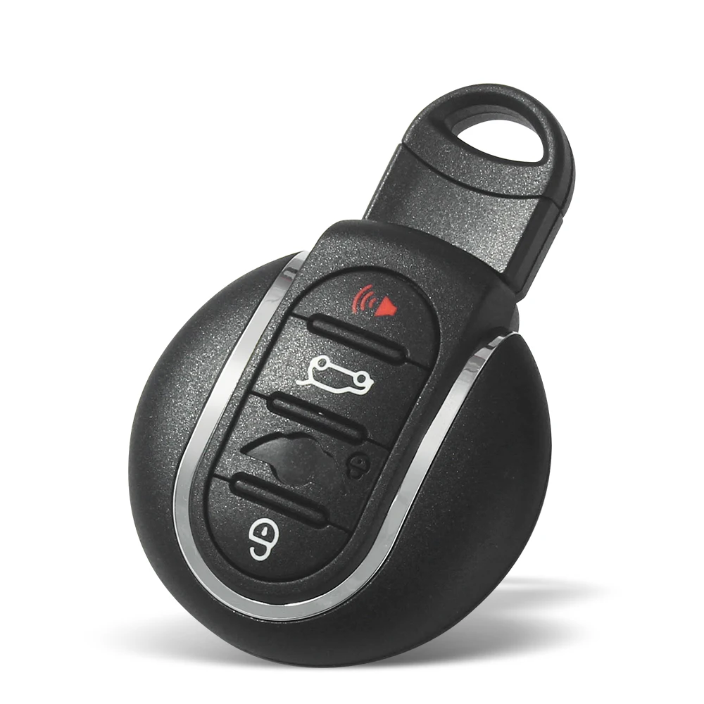 KEYYOU-3/4 버튼 자동차 키 케이스 홀더 스마트 원격 Fobs 커버 셸, BMW 미니 쿠퍼 F54 F55 F56 F57 F60 2015 2016 2017 2018