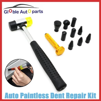 Marteau de réparation de Dent de voiture à 9 têtes, outils de débosselage