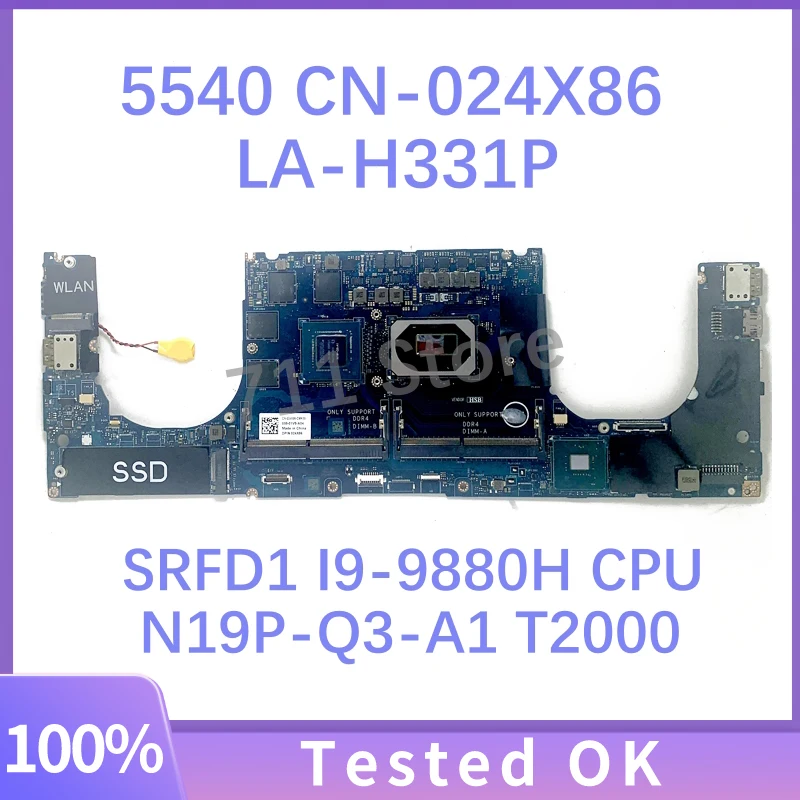 

Оригинальная материнская плата для ноутбука DELL 9880, 5540 дюйма