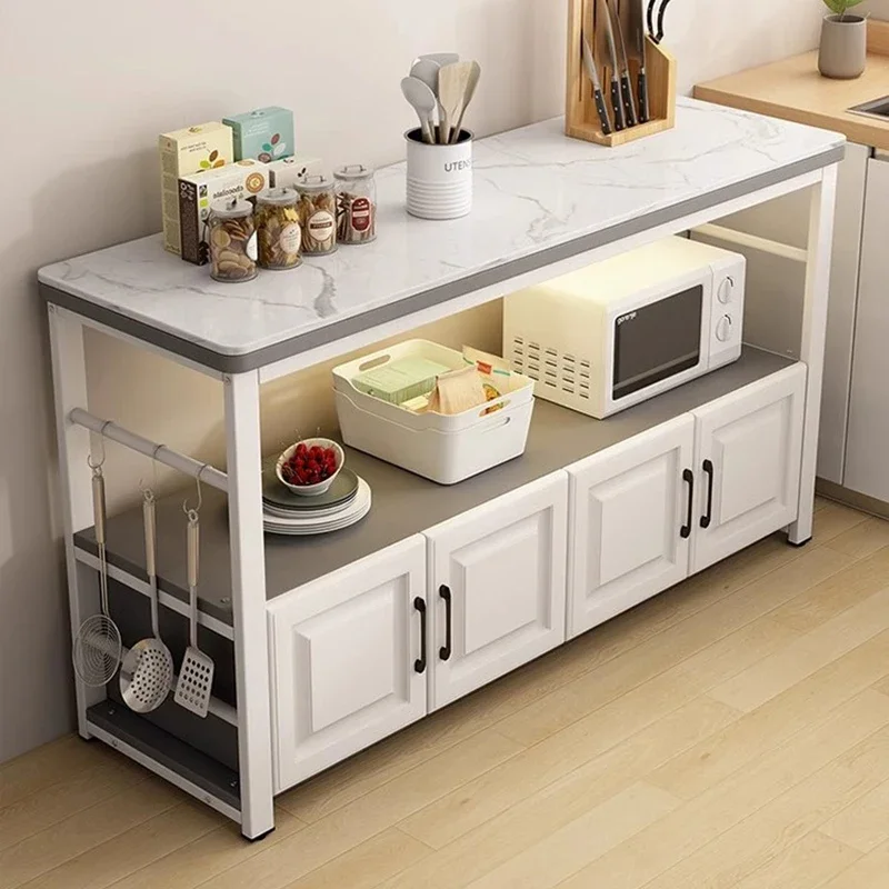 Sideboards Multifunctional Storage Cabinet Sideboard White Kitchen Furniture Muble Cuisine Island Organizer Vitrina Luxury LT