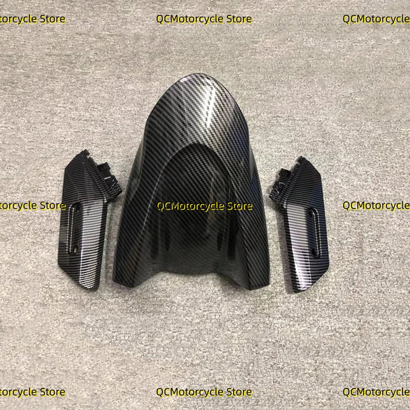 Carbon fiber coating Front Fender Side Arm Cover Panel Trim Fairing for Yamaha TMAX530 TMAX 530 2015-TMAX560