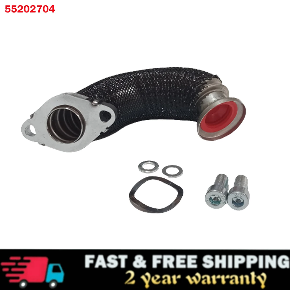 Per Opel Astra H Signum Vectra C Zafira B 1.9 Cdti Z19Dth Egr Cooler Tubo A Gomito Ventil 55202704