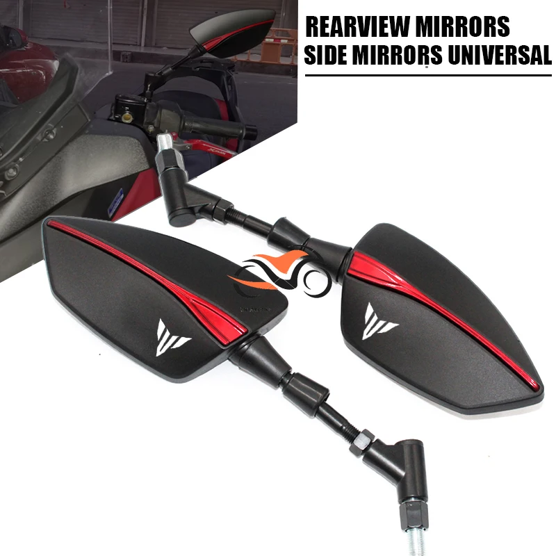 

For Yamaha MT-07 MT 07 mt07 FZ07 2014-2022 2020 2019 2020 2021 MT07 Motorcycle Rearview Side Mirrors Universal 8MM 10MM
