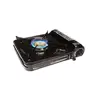 Portable Butane Stove 9000 BTU Piezo Ignition Safety Lock Outdoor Cooking Black 1