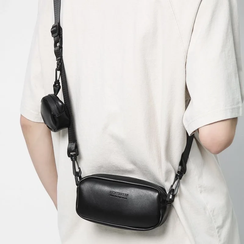 Mini Handbag Men Bag Casual Travel Pouch Nylon Waterproof Phone Pouch Unisex Crossbody Bag Belt Pack Fashion Men Shoulder Bags