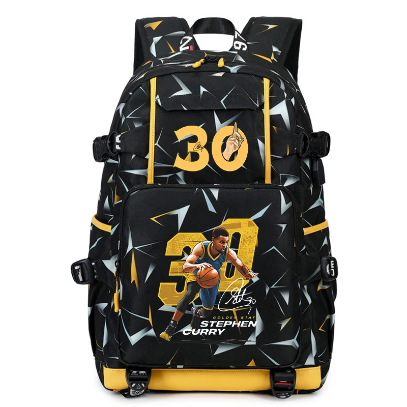 

curry avatar print youth backpack primary and secondary school bag large capacity outdoor travel bag