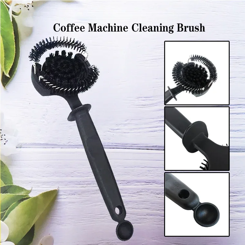 Coffee machine brush cleaner round brushes grinder cleaning tools