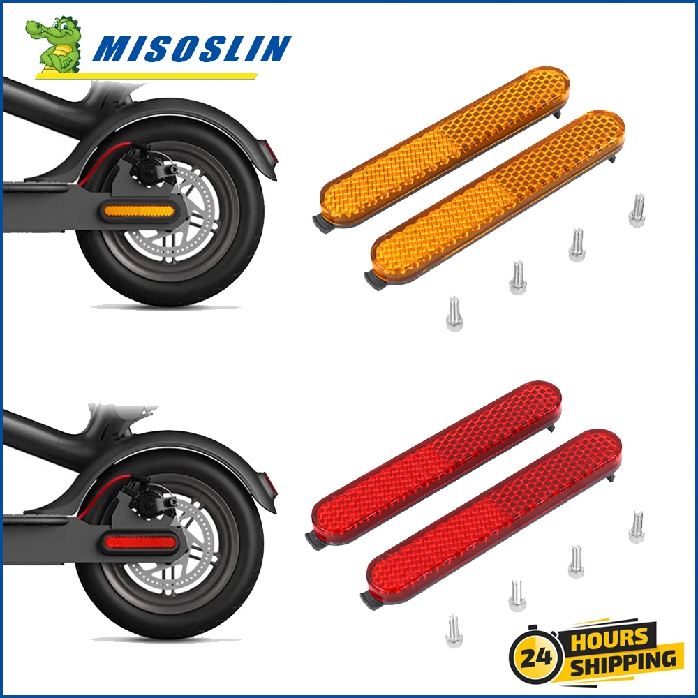 Couverture de roue de scooter électrique, coque de protection, décoration  de sécurité nocturne, pièces de rechange, sangle de coulée latérale pour  Xiaomi Pro2 1S M365 ata 3