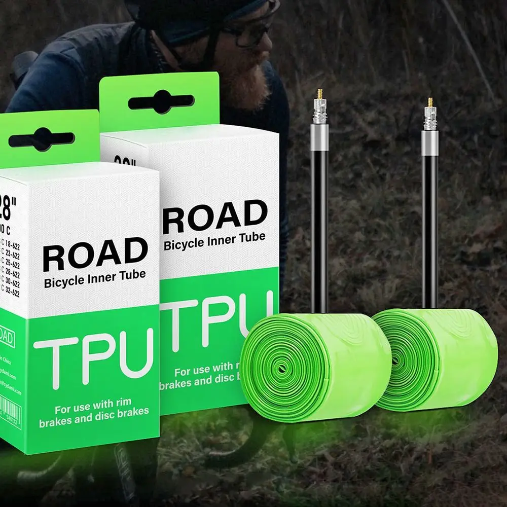 700C 700 X 18 23 25 28 30 32 CYCLAMI Bike TPU Inner Tube TPU Material 45mm/65mm/85mm Bike Inner Tube Ultralight