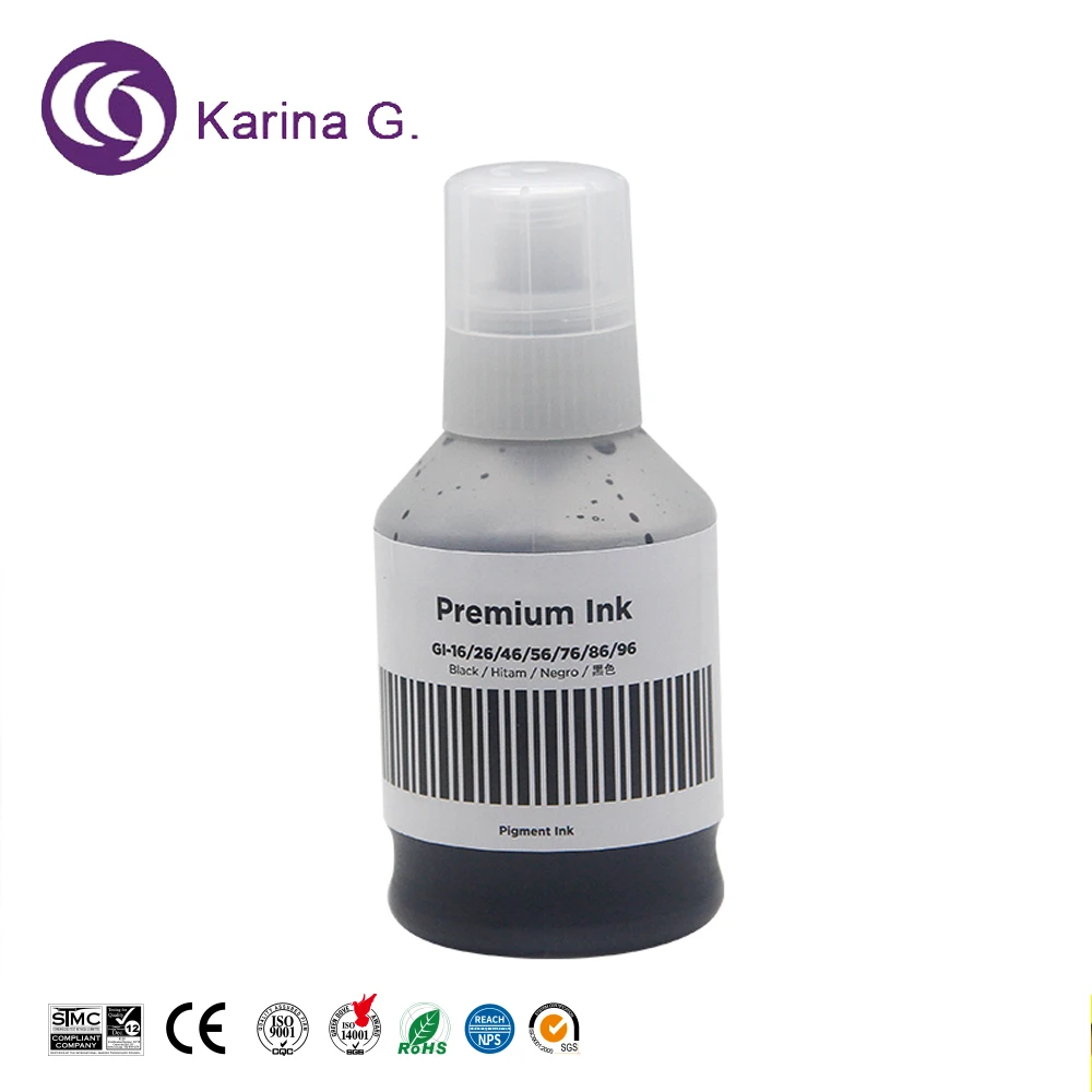GI56 GI 56 GI-56 Premium Compatible Color Bulk Water Based Bottle Refill Ink For