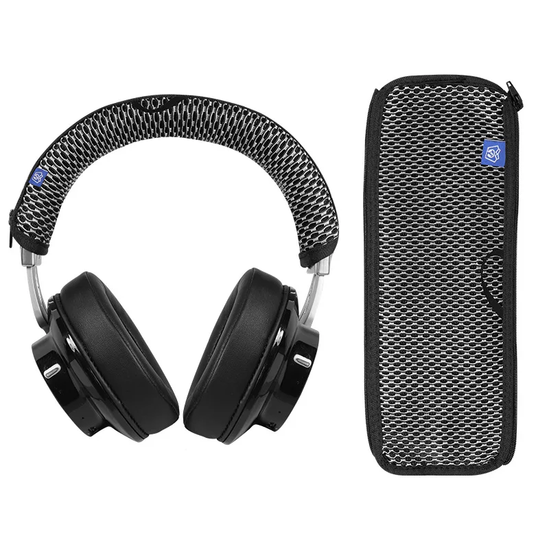 Replacement Headband Cover For EDIFIER W855BT Headphones Mesh fabric zipper head beam protective cover