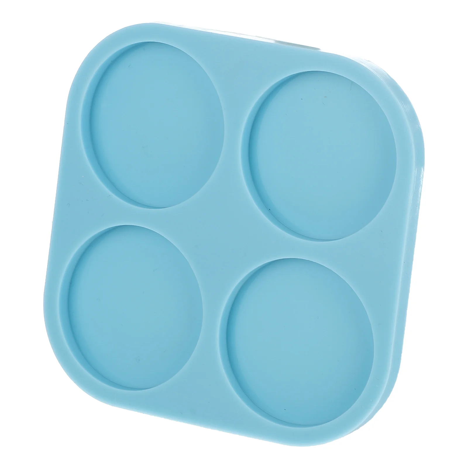 

Silicone Round Casting Mold 4 Cavity Circle Shaped Epoxy Resin Casting Mold French Dessert Decorative Mold for Home Shop