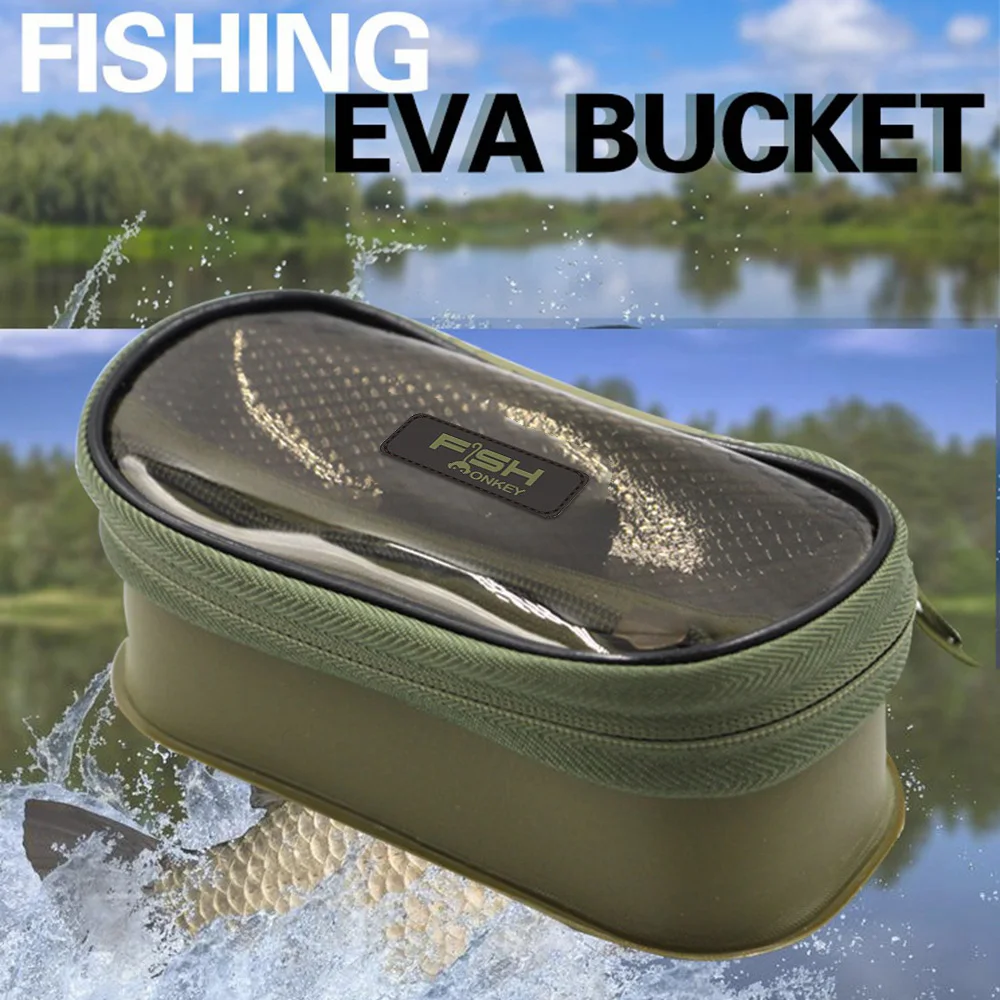 

Portable Fishing Tackle Box Fly Fishing Lure Spinner Spoon Bait Storage Tool Box Waterproof Fishing Reel Bag Accessories