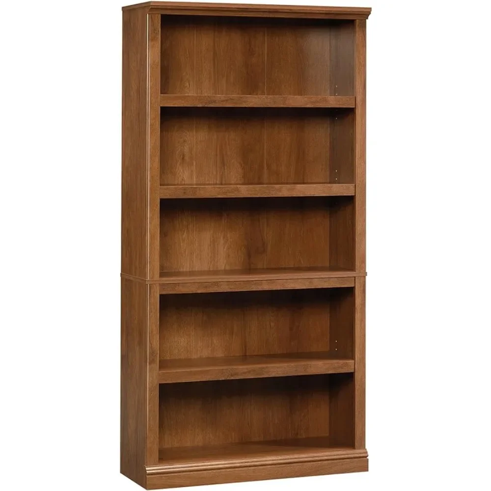 

Miscellaneous Storage 5 Split Bookcase/Book Shelf L: 35.28" X W: 13.23" X H: 69.76" Oiled Oak Finish Bookshelf Living Room Home