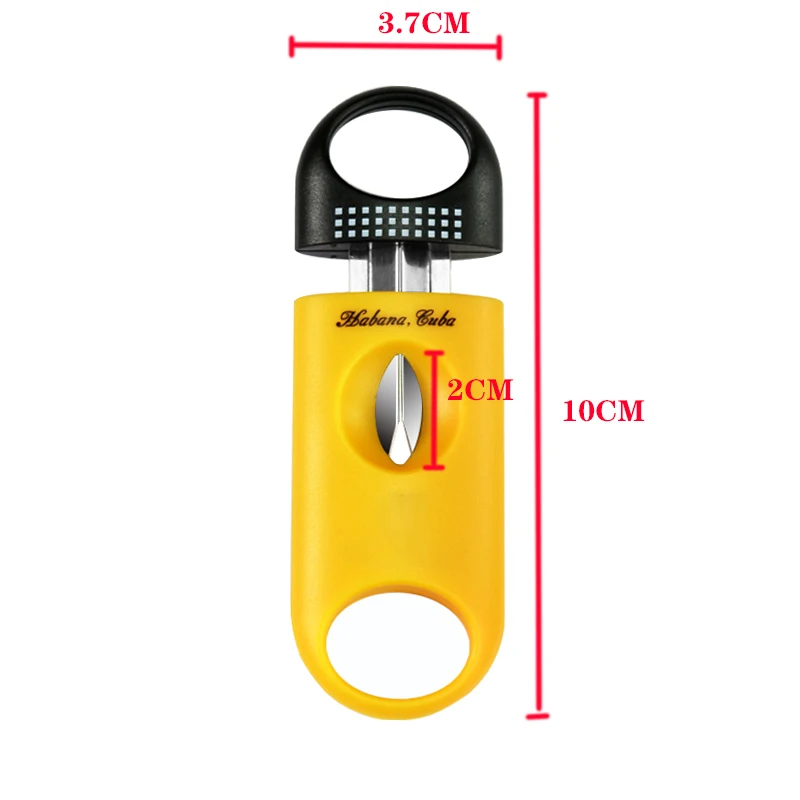 2022 Brand New Cigar V Cut Cutter Stainless Steel Blades Classic Cigar Cutter Guillotine Christmas Cigar Scissors Gift 6