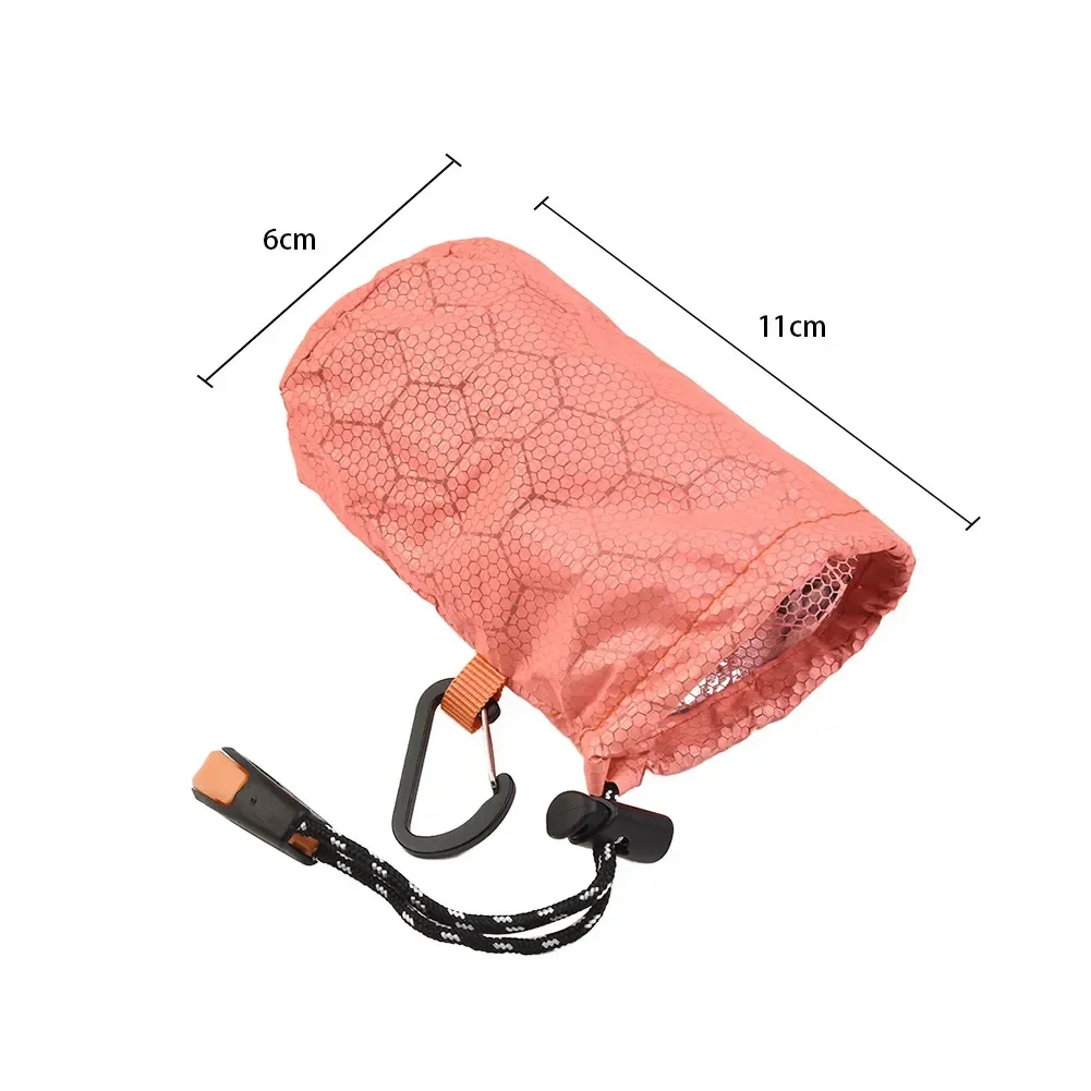 11*6cm Outdoor Emergency Thermal Waterproof Sleeping Storage Bag Camping Sack Survival Camping Hiking Accessories storage bag,sleeping bag,survival sleeping bag