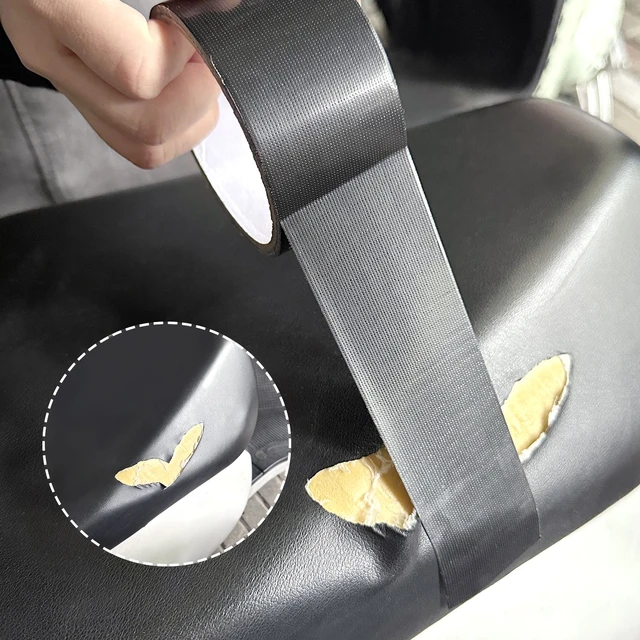 Leather Repair Tape Self Adhesive Leather Upholstery Patch Tape  Multipurpose Black Tape For Leather Sofa Car Seats Repair DIY - AliExpress