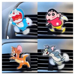 Tom and Jerry Cartoon Cute Car Air Vent Freshener Clip - Fun Auto Air Outlet Ornament and Interior Decor Gift (Set)