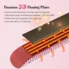 Straightener and curler 2 in 1 dazzling Rhinestone Crystal Bling Straightening crimped flat iron 30s fast heating dual voltage 3