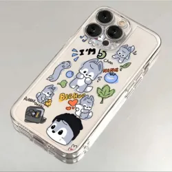 S - Stray Cartoon Kids Clear Soft TPU Phone Case - Samsung S22 Plus 5G (T - 216TM2497401)