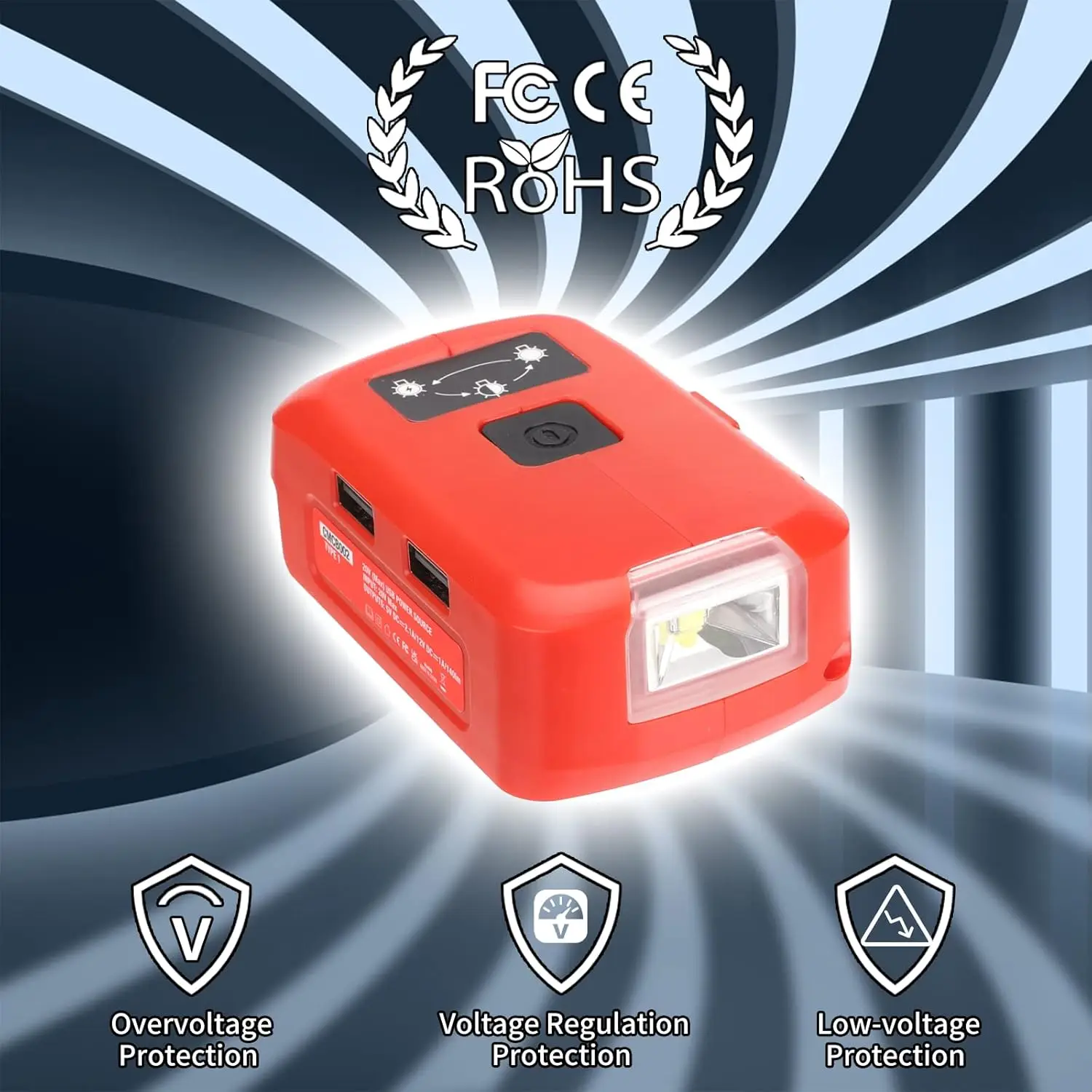 Battery Adapter for Craftsman V20 Battery USB Phone Charger Led Work Light with