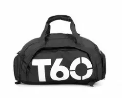 Waterproof Ultralight Fitness and Travel Backpack (Black-white)