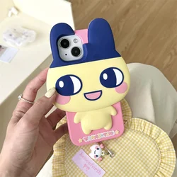 Kawaii Carton Rabbit Silicone Shockproof Phone Case - Cute and Durable Cover - iPhone 15 Pro Max (CR674 - 1)