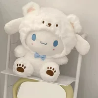 Sanrio Plush Toys Kawaii Hello Kitty My Melody Room Decor Kuromi Plushie Cinnamoroll Doll Plush Keychain for Christmas Gifts 1