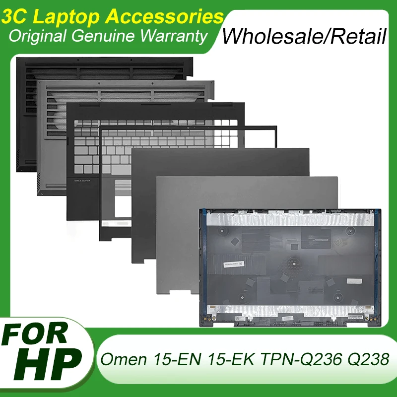 Nuovo Per Hp Omen 15-En 15-Ek Tpn-Q236 Tpn-Q238 Laptop Lcd Cover Posteriore Lunetta Anteriore Custodia Inferiore Custodia Superiore Copertura Superior
