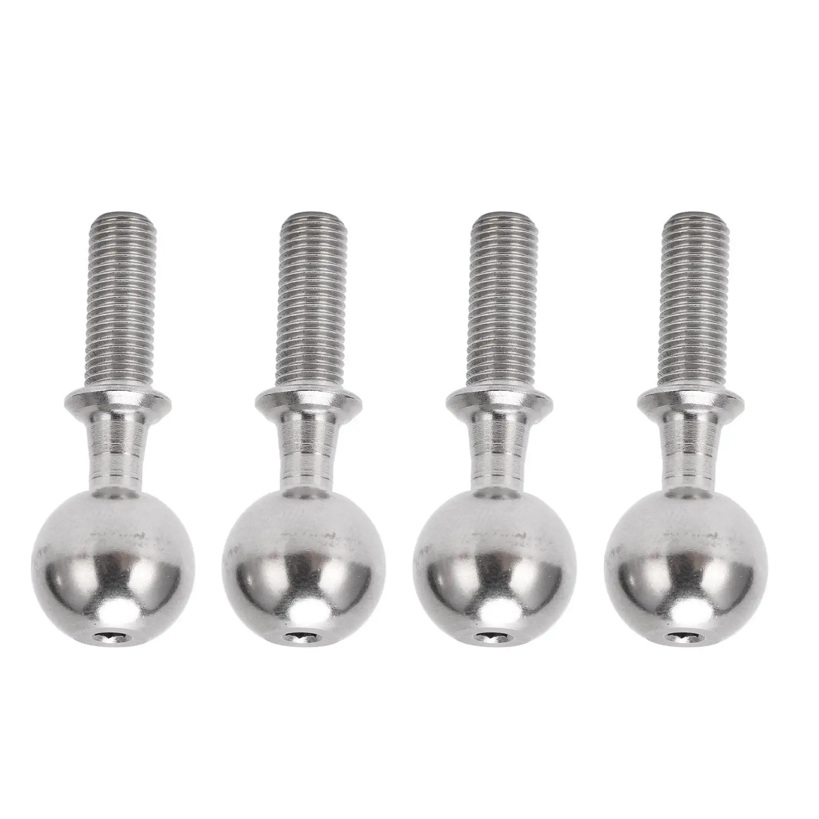 Stainless Steel Ball Head Screw Pivot Ball Wear Resistant Delicate Appearance for 1 /7 for 1 /8 RC Cars