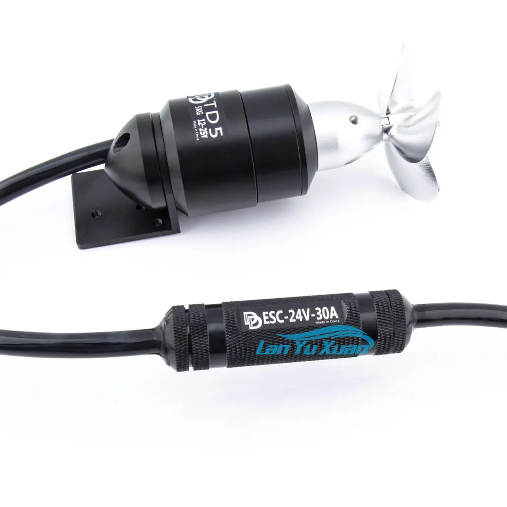 Dd Td5 12V-25V Max 450W 5Kg Spinta Subacquea Impermeabile Propulsore Fai Da Te/Rov Dc Motore Impermeabile Senza Spazzole
