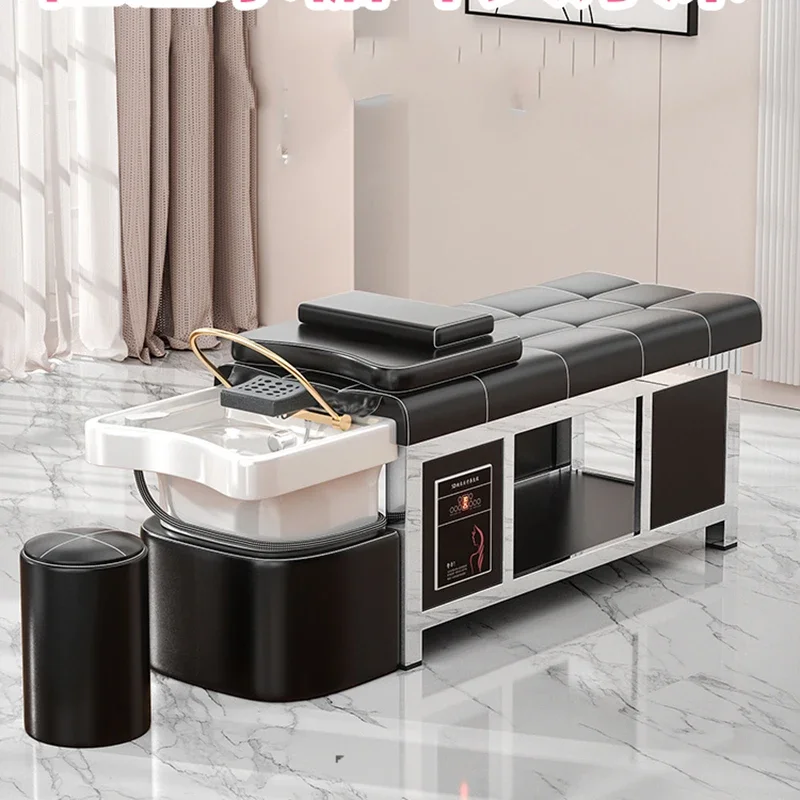 Head Spa Shampoo Sedia Lavandino Per Capelli Fumigazione Sedia Portatile Per Lavaggio Dei Capelli Terapia Dell'Acqua Lettino Massaggio Salon Equipment