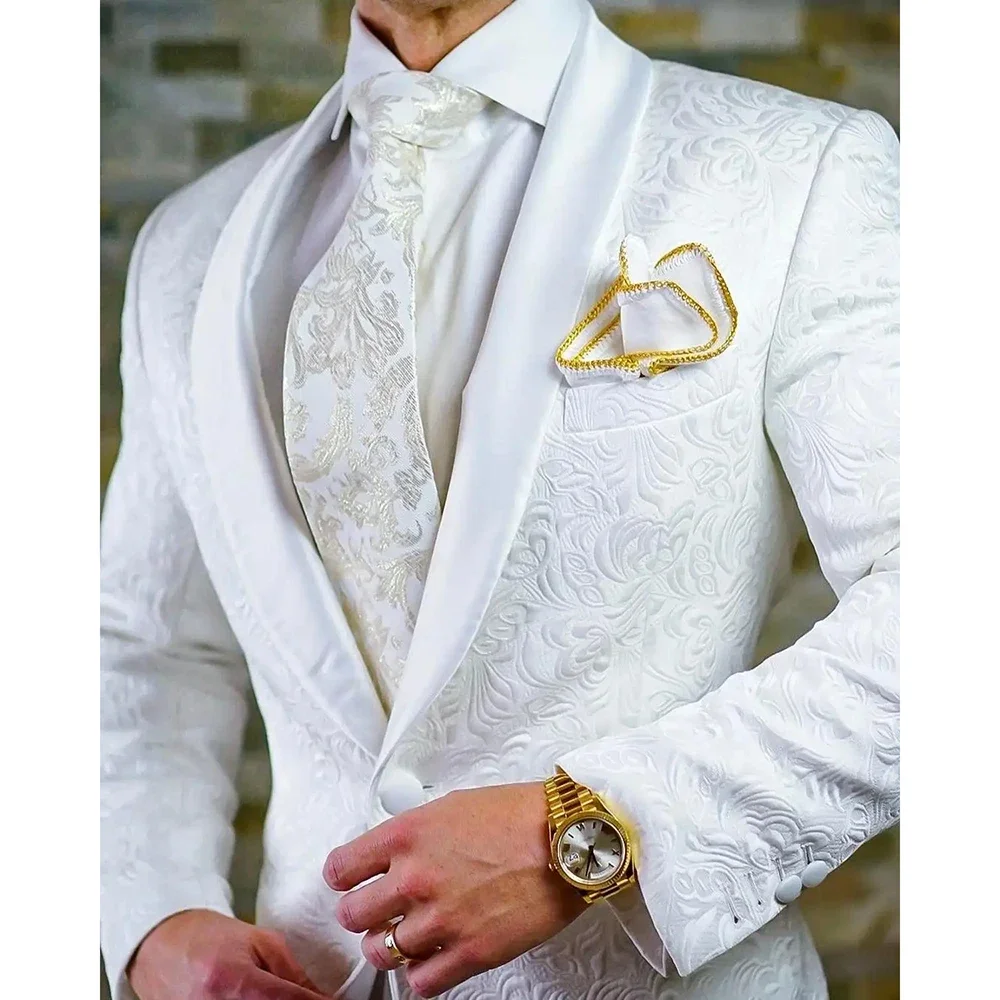 Men Suits 2 Piece Jacket Pants Sets