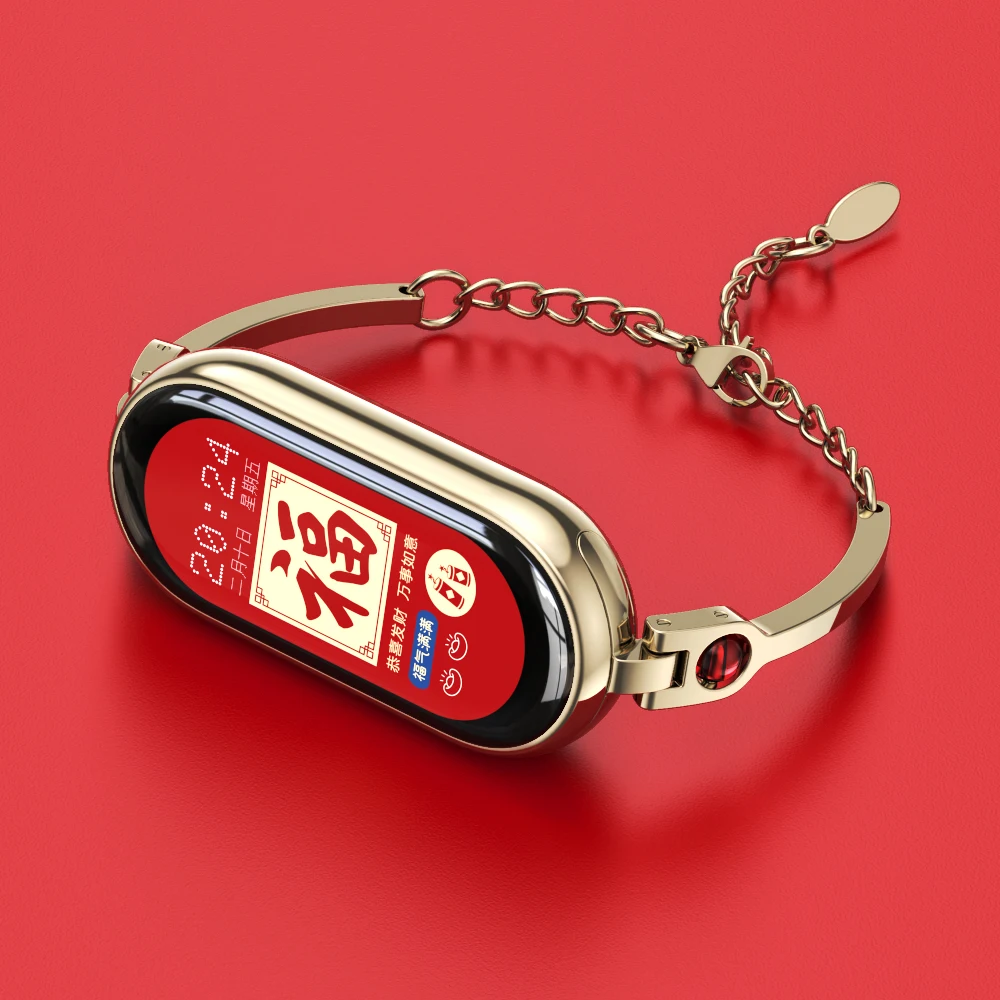 Banda Pulseira Inteligente para Mulheres e Meninas Versão Global Alça para Xiaomi Smart Band Nfc mi