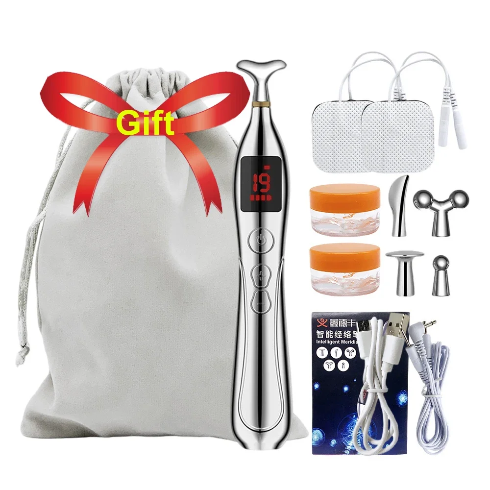 Penna Per Agopuntura Elettrica Stimolatore Muscolare Sollievo Dal Dolore Penna Per Massaggio Rilassante Terapia Energetica Laser Tens Body Back Massag