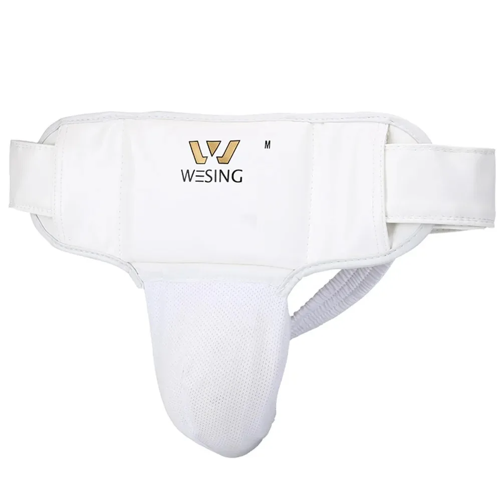 Wesing Boy Men Male Muay Thai Groin Guard Jockstrap MMA Martial Art Kickboxing Crotch Protector Training Protective Equipment EO