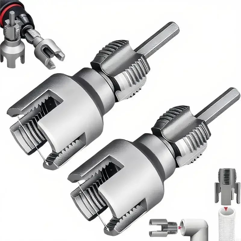 PVC 나사산 제작 도구 1/2인치 3/4인치 PVC 파이프 나사산 다이스 배관 ..