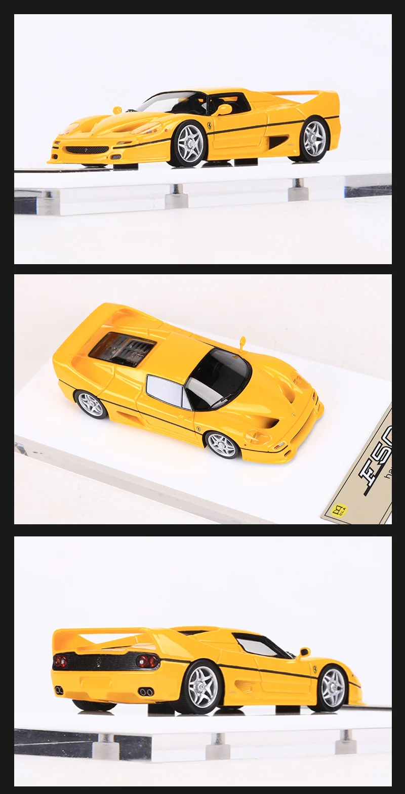 DMH 1:64 F50 Hardtop Sports Car Simulation Resin Car ModelLimited Edition 299 