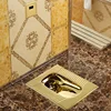 #Automatic Concealed Stool Sensor Golden Toilet Flush Valve Infrared Potty Chair Flush Valve 3
