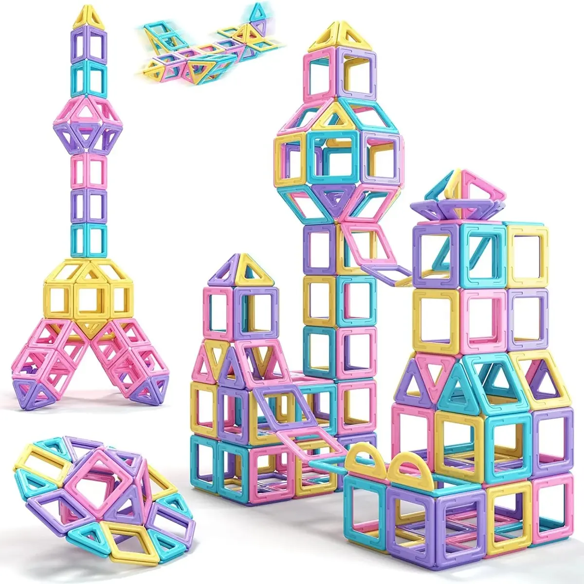 Big Size Magnets Toys for Kids Magnetic Blocks for Children Designer Constructor Set Toys Boys and Girls Building Blocks