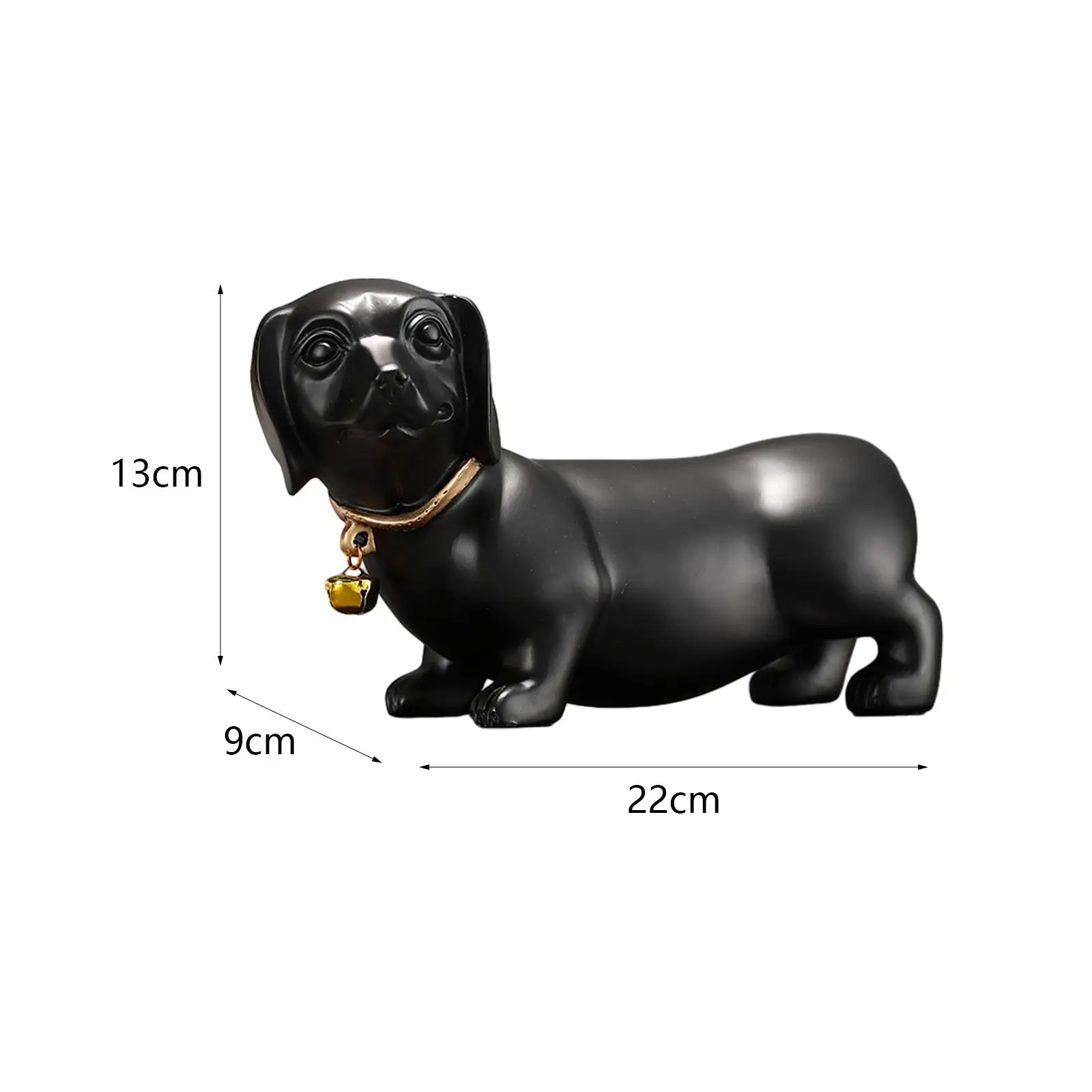 Dachshund Dog Figurine Dachshund Dog Statue Creative Art Animal Statue Dog Sculpture for Living Room Desktop Home Decoration