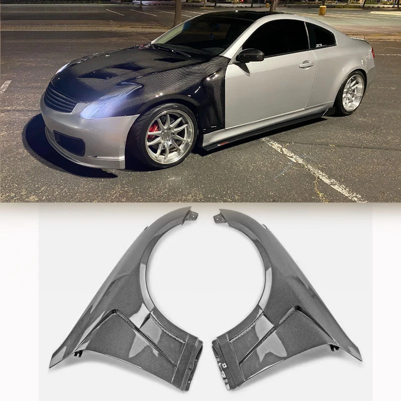베스트셀러 프론트 사이드 페어 카본 EPA1 스타일 G35 쿠페 전용 2003-2007 고품질