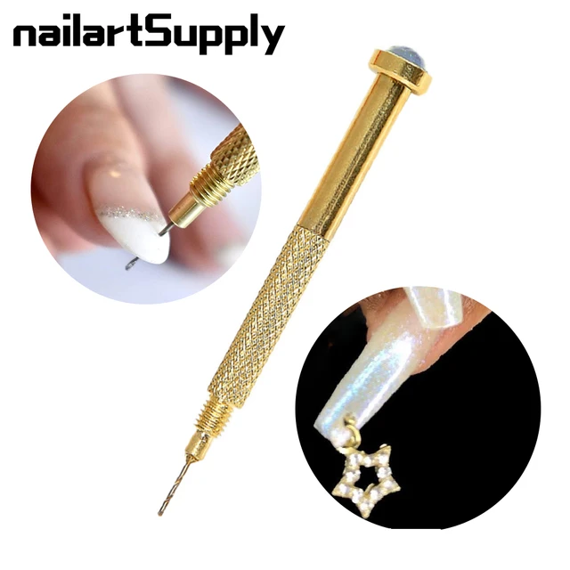 Amazon.com : 24pcs Nail Piercing Nail Accessories Charms Nail Jewelry  Earring Piercing Kit Nail Rings for Acrylic Nails Nail Piercing Hand Drill  Tool Nail Charms for Acrylic Nail Decorate Alloy : Beauty