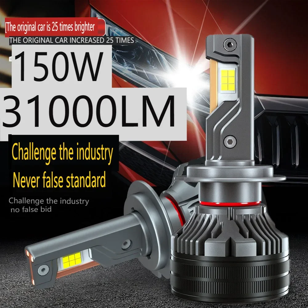 

Upgrade Your Car Light with 12V 150W 31000Lm 6000K LED Headlight Bulbs Conversion Kit