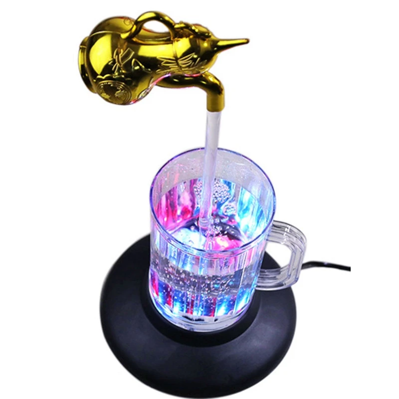 매직 탭 러닝 조명, 다채로운 매직 탭 러닝 조명, 물 기둥 램프, 매직 수도꼭지 분수, 7 가지 색상 LED 램프, 휴일 선물