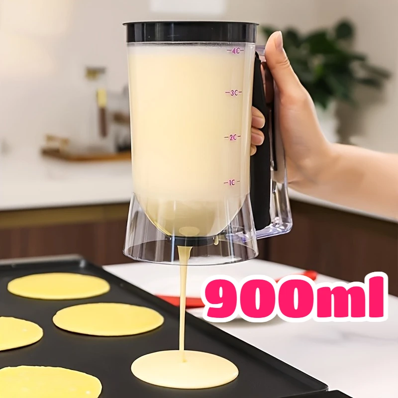 900ml Batter Separator Dispenser with Measuring Label Squeeze