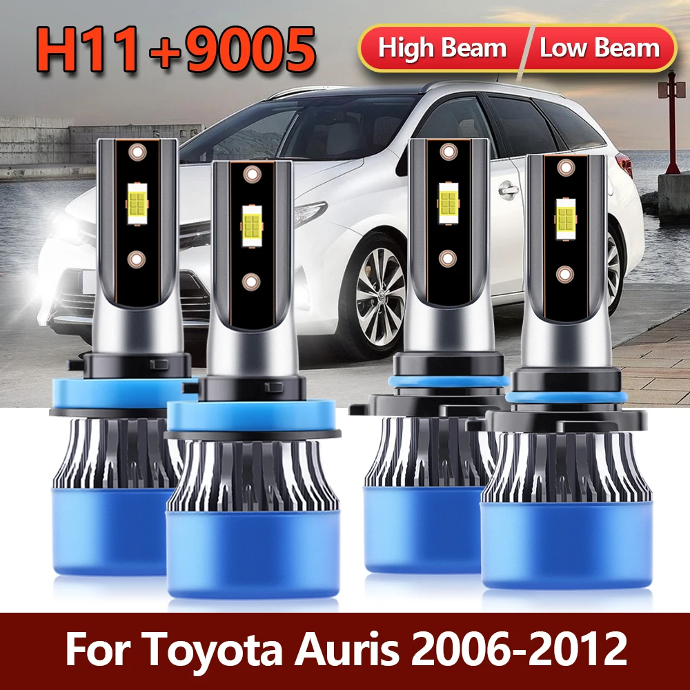 

9005 лм фары яркая лампа Высокая 2006 низкая H11 яркие автомобильные лампы аксессуары для Toyota Auris 2007 2008 2009 2010 2011 2012