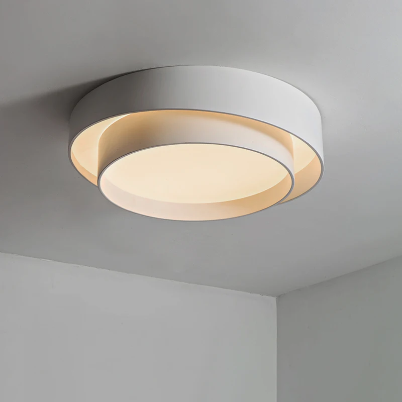 

Nordic modern minimalist ceiling lights, atmospheric living room lights, bedroom master bedroom warm and romantic circular LED m